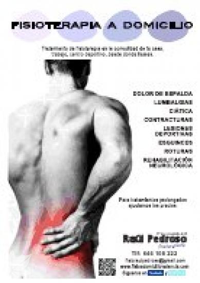 FISIOTERAPIA A DOMICILIO, HOGAR, RESIDENCIAS.